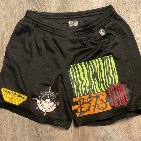 Billionaire Boys Club Black Graphic Shorts - Picture 1 of 4
